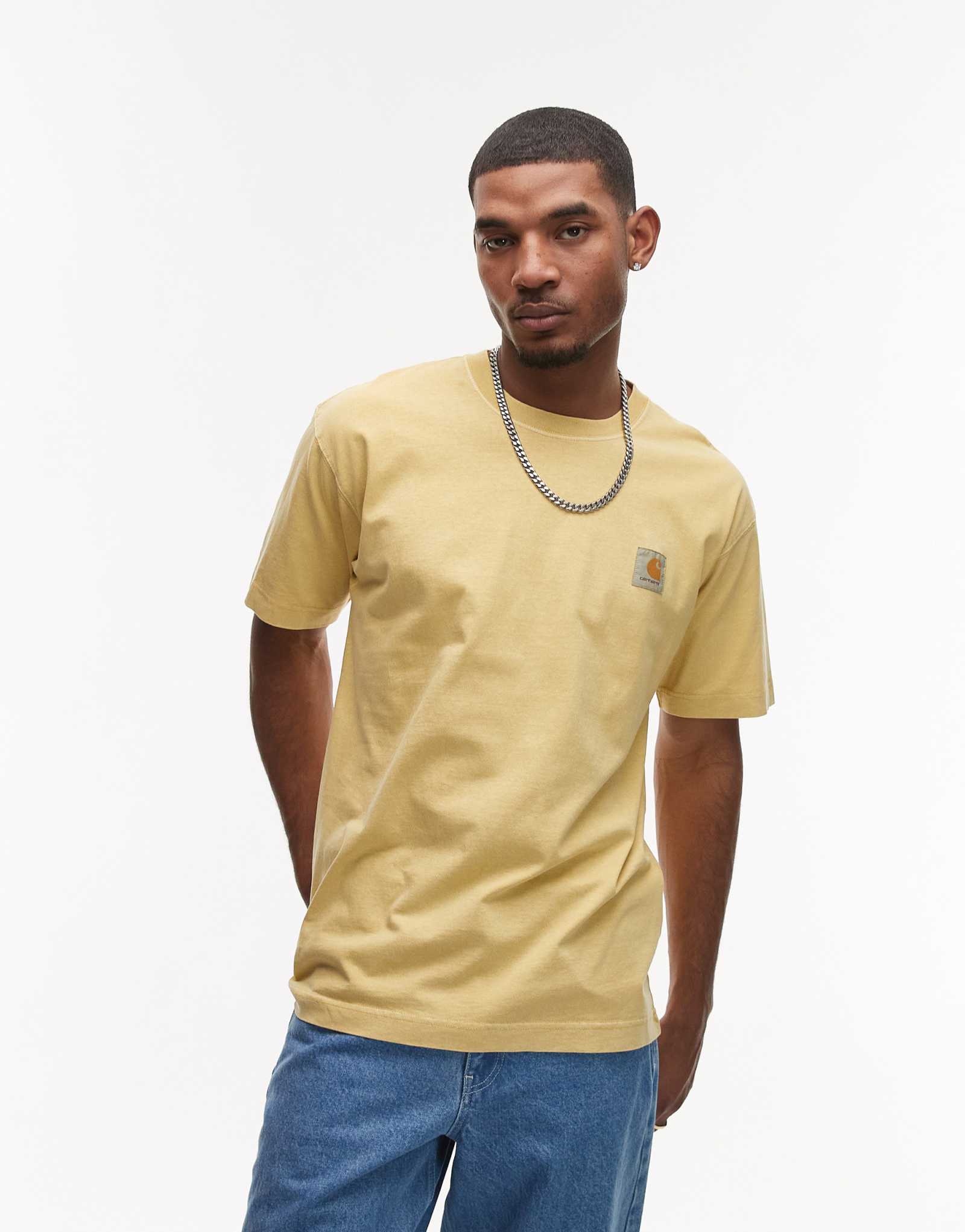 Желтая футболка Carhartt WIP nelson