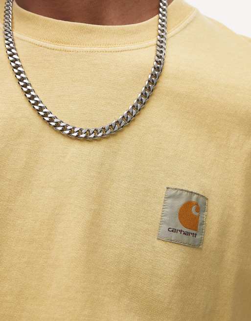 Tシャツ・カットソー CARHARTT WIP 'Nelson' T-shirt Yellow Carhartt WIP Nelson Women's T-Shirt Yellow I033051-2BWGD