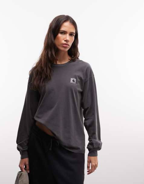 Carhartt WIP - Nelson - T-shirt manches longues - Noir - view 1