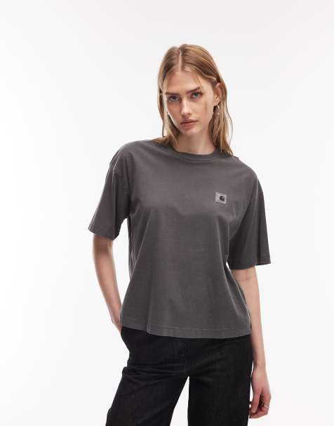 Carhartt WIP - Nelson - T-shirt nero slavato - view 1