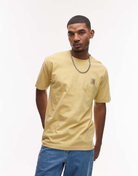 Carhartt WIP – Nelson – Żółty T-shirt - view 1