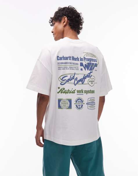Carhartt WIP networks t-shirt with back print in white - view 1