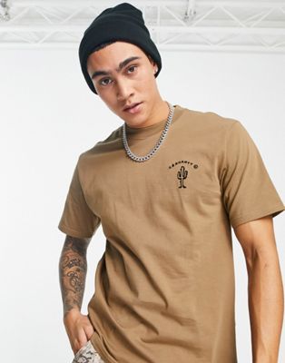 Carhartt WIP new frontier t-shirt in brown