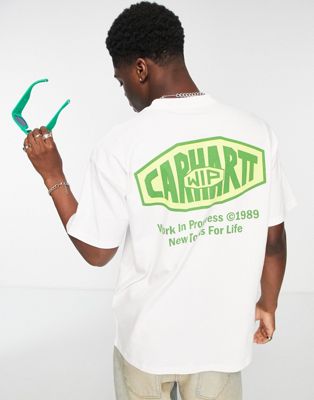 Carhartt WIP new tools backprint t-shirt in white