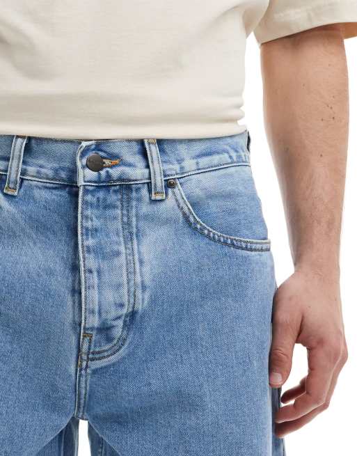 Carhartt WIP - Newel - Afslappede tapered jeans i afbleget stenvask, 5 af 5