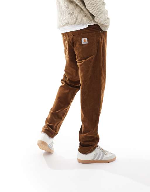 Carhartt WIP – Newel – Cordhose in Braun mit lockerem Schnitt, 2 von 5
