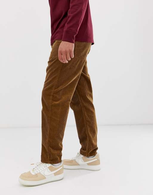 Carhartt WIP Newel corduroy pant relaxed tapered fit in hamilton