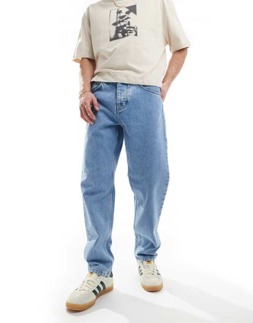Carhartt WIP - Newel - Jean décontracté coupe ajustée - Bleu clair délavé, 4 de 5