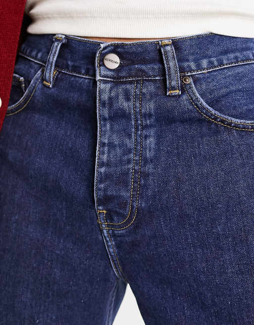 Carhartt WIP - Newel - Jeans affusolati comodi blu lavaggio stone wash, 4 di 4