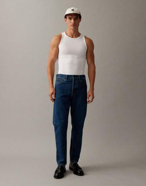 Carhartt WIP Newel jeans med afslappet tapered fit i mellemvask - view 1