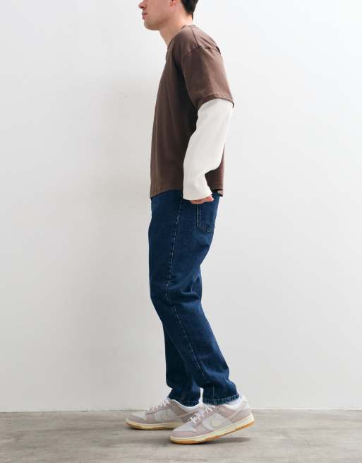Carhartt WIP Newel jeans med afslappet tapered fit i mellemvask, 2 af 5