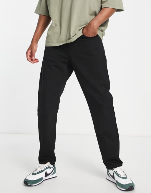 Carhartt WIP newel pant in black | ASOS