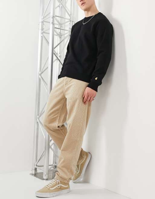 Pantalon velour cotelé carhartt new arrivals