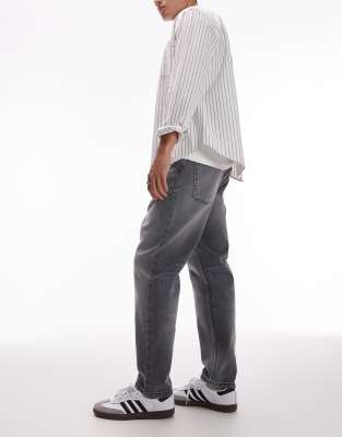 Carhartt Newel Relaxed Tapered Fit Jeans In Black