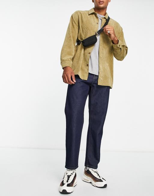 Carhartt WIP newel relaxed tapered jeans in blue rinse, 3 of 4