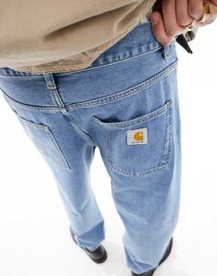 Carhartt Newel Relaxed Tapered Jeans In Blue