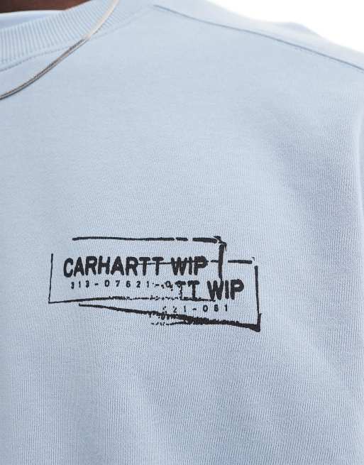 Carhartt WIP – Niebieska bluza z grafiką kaczki, 2 z 4