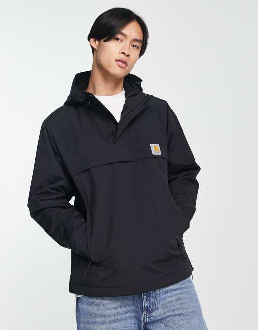 Carhartt WIP – Nimbus – Czarna kurtka z podszewką