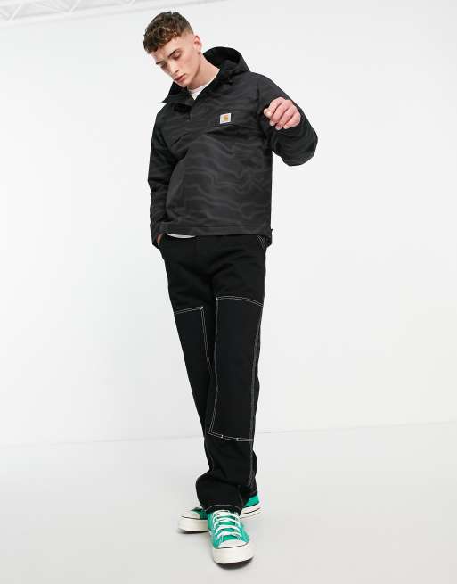Carhartt WIP - Nimbus - Jack zonder sluiting in zwart met reflecterende print