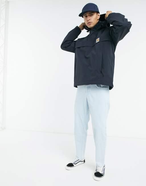 Carhartt WIP - Nimbus - Navy jakke til at trække over hovedet, 4 af 4