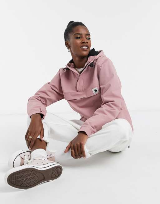 Carhartt WIP Nimbus pullover jacket in blush ASOS