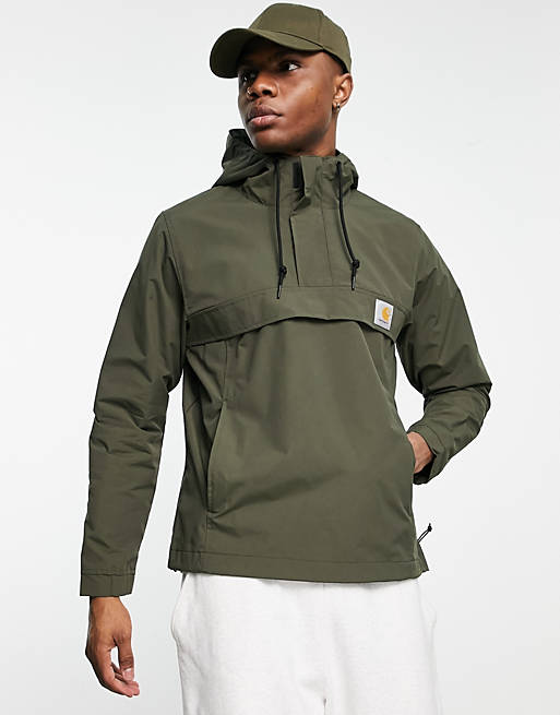 Carhartt WIP nimbus pullover jacket in khaki | ASOS