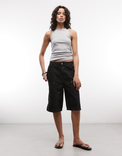 Carhartt WIP Nixon double knee shorts in dark snake camo - view 1