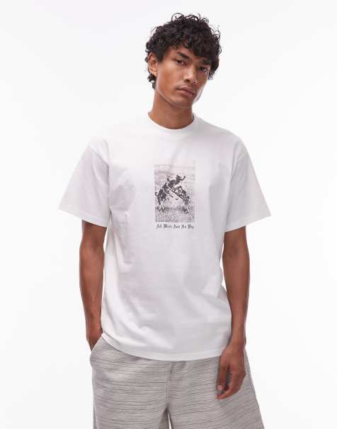 Carhartt WIP - No Play - Hvid løstsiddende T-shirt - view 1