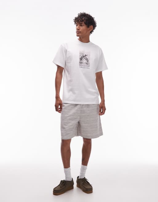 Carhartt WIP no play relaxed fit t-shirt in white, 2 of 5