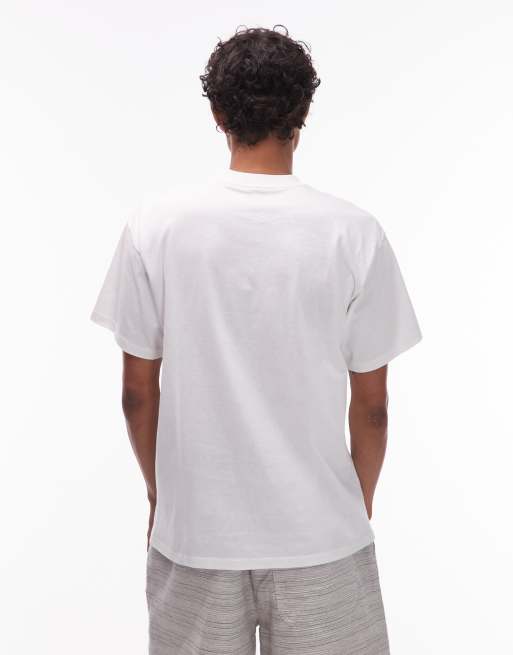 Carhartt WIP no play relaxed fit t-shirt in white, 3 of 5