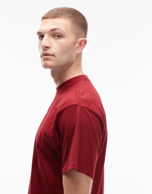 Carhartt WIP no play relaxed t-shirt in red, 4 of 5