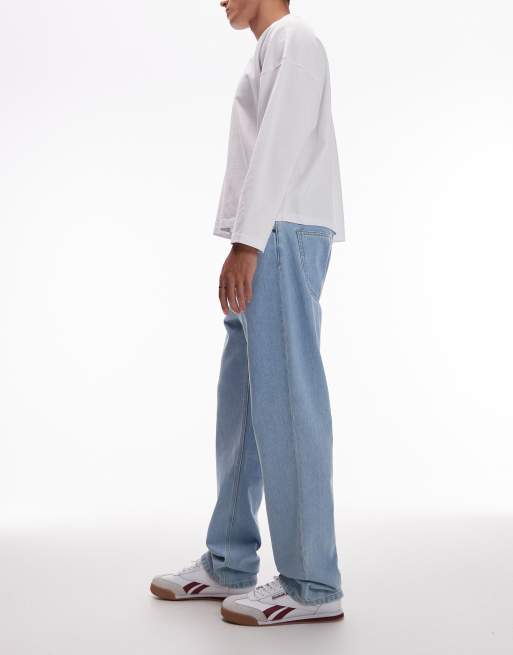 Carhartt WIP - Nolan - Jean droit décontracté - Bleu clair