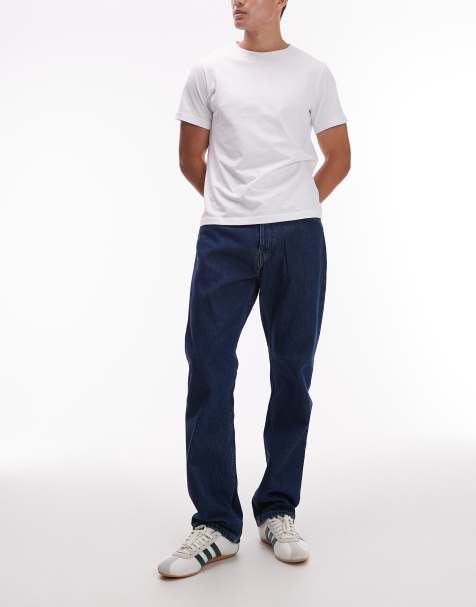 Carhartt WIP - Nolan - Jean droit décontracté - Bleu foncé - view 1