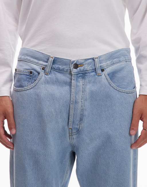 Carhartt WIP - Nolan - Jeans dritti vestibilità comoda azzurri, 5 di 5