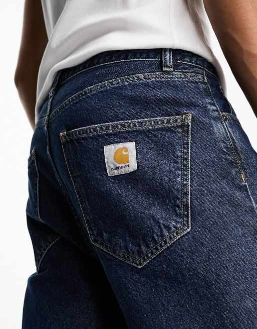 Carhartt WIP – Nolan – Jeans in blauer Waschung mit lockerem, geradem Schnitt, 2 von 4