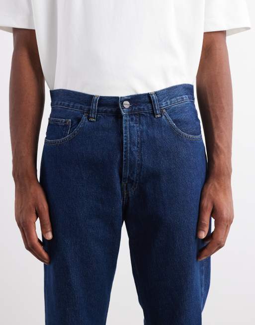 Carhartt WIP – Nolan – Mellanblå jeans med raka ben och avslappnad passform, 5 av 5