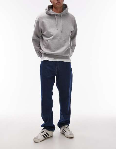 Carhartt WIP - Nolan - Mellemblå afslappede jeans med lige ben - view 1