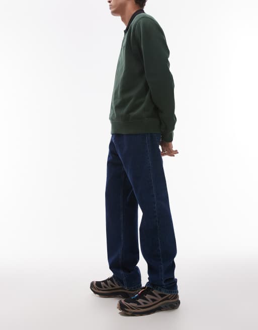 Carhartt WIP – Nolan – Niebieskie jeansy z prostymi nogawkami, 4 z 5