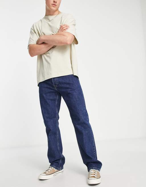 Carhartt WIP nolan relaxed straight fit jeans in blue wash