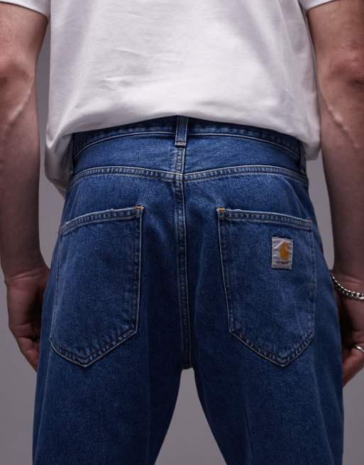 Carhartt WIP Nolan relaxed straight jeans in blue wash , 5 of 5