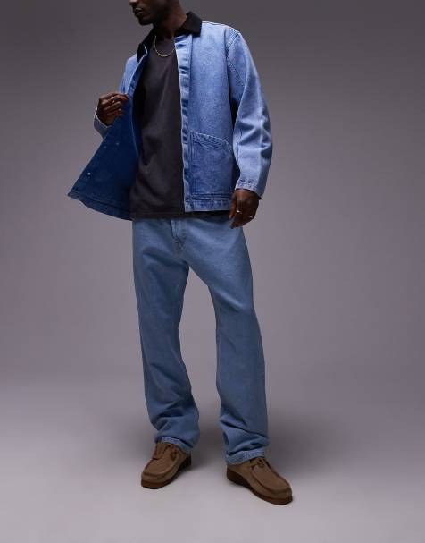 Carhartt WIP Nolan relaxed straight leg jeans in dark blue - view 1