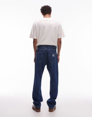 Carhartt Nolan Relaxed Straight Leg Jeans In Blue