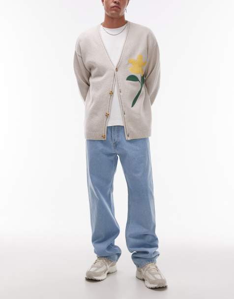 Carhartt WIP - Nolan - Ruimvallende jeans met rechte pijpen in lichtblauw - view 1