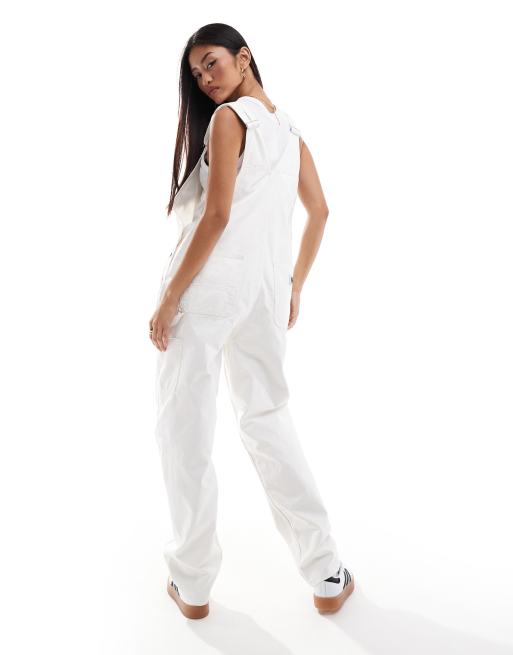 CARHARTT ホワイト Bibオーバーオール CARHARTT WIP - Bib Straight Overalls Carhartt WIP