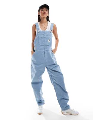 Carhartt WIP – Norris – Jeans-Latzhose in Blau