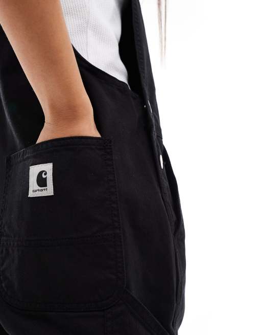 Carhartt WIP - Norris - Sorte overalls i denim, 4 af 4