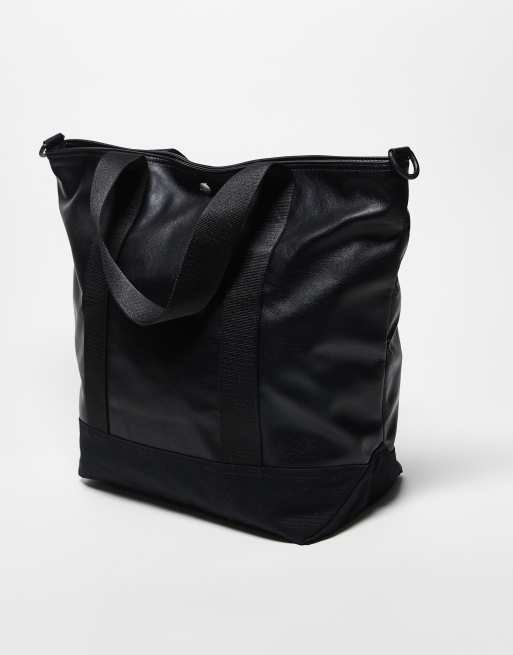 Carhartt WIP – Norwich – Svart toteväska i kanvas , 2 av 3