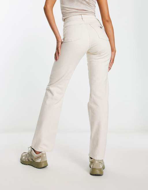 Womens pull store on white jeans