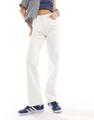 Carhartt WIP Carhartt WIP noxon high waist jeans in white