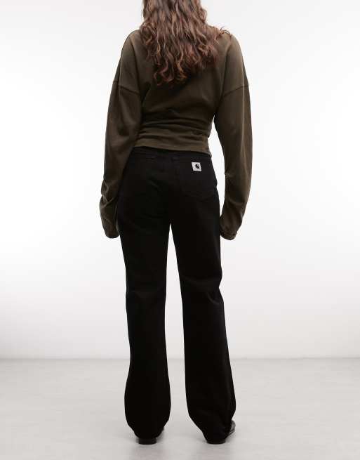 Carhartt WIP Noxon jean droit en délavage noir, 2 de 5